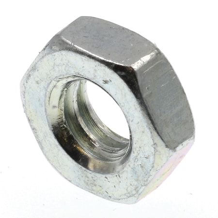 Prime-Line Jam Nut, 1/4"-20, Steel, Grade A, Zinc Plated, 100 PK 9075847